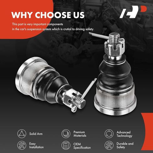 A-Premium 2 x Front Lower Ball Joint, Compatible with Cadillac CTS 2003 2004 2005 2006 2007 in Kuwait