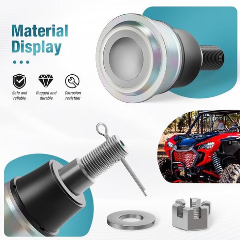 2Pcs Front Lower Ball Joint for Honda Talon 1000X X-4 XS R 2019-2023 51220-TY0-004 in Kuwait