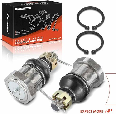 A-Premium 2 × وصلة كروية علوية أمامية، متوافقة مع Dodge Ram 4500 Ram 5500 2008-2010 & Ram 4500 5500 2011-2023 & Sterling Truck Bullet 45 2008-2009، Bullet 55 2008 in Kuwait