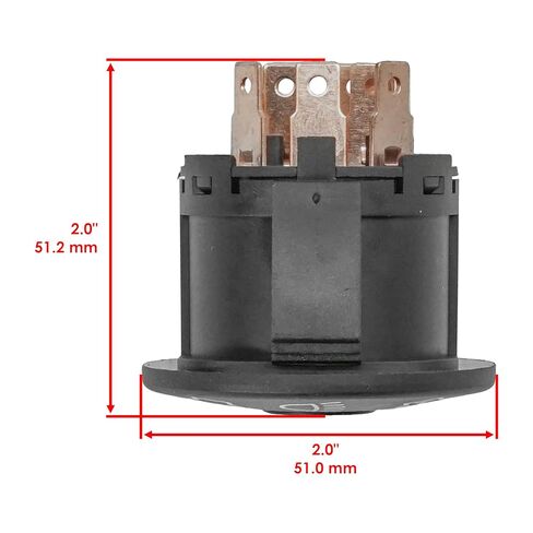 Caltric Rotary Ignition Switch Compatible with John Deere 102 105 107H 107S 108-14.5 125 135 14.542GS 145 155C 17.542HS 190C D100 D105 D110 D120 X145 X146R in Kuwait