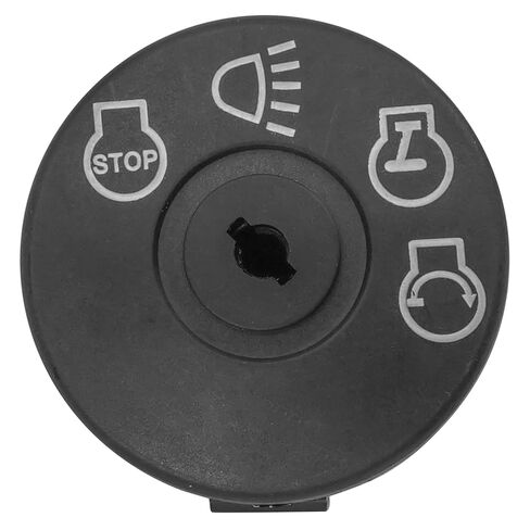 Caltric Rotary Ignition Switch Compatible with John Deere 102 105 107H 107S 108-14.5 125 135 14.542GS 145 155C 17.542HS 190C D100 D105 D110 D120 X145 X146R in Kuwait
