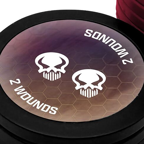 Renegade Game Studios Heroscape Premium Wound Markers - 12 Piece Token Set, 1 & 2 Wound Health Tracking in Kuwait