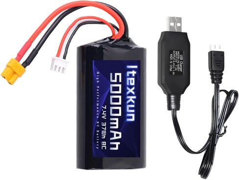 Radiomaster tx16s Battery 7.4V 5000mAh 8C Lion Battery xt30 Plug for RadioMaster TX12 TX16s TX18 Transmitter Remote Controller in Saudi Arabia