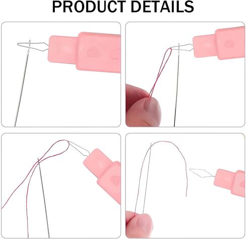 4 PCS Needle Threader,2 in 1 Needle Threaders for Hand Sewing,Seam Ripper for Sewing,Automatic Needle Threader for Hand Sewing,Embroidery in Saudi Arabia