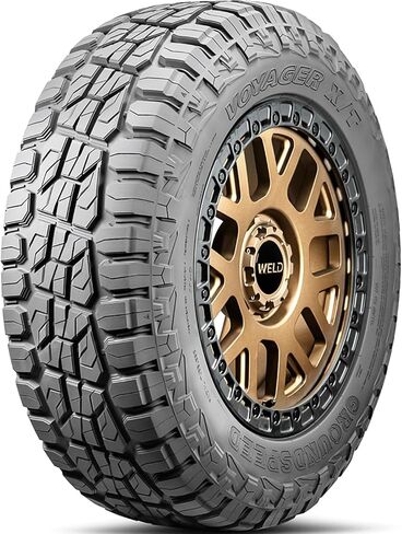 Groundspeed Voyager XT Truck/SUV X/T All-Terrain Mud Off-Road Radial Tire-215/60R17 215/60/17 215/60-17 100H Load Range SL 4-Ply BSW Black Side Wall UTQG 660AA in Saudi Arabia