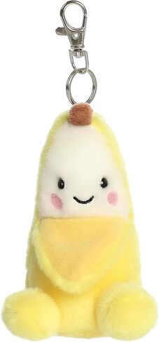 Aurora® Adorable Palm Pals™ Gwen Banana™ Clip-On - Fun Collectible Plush For Kids and Adult Collectors - Perfect for Decorating Rooms and Birthday Gifts - Yellow 4.5 Inches in Kuwait