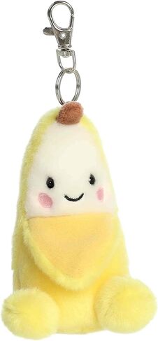 Aurora® Adorable Palm Pals™ Gwen Banana™ Clip-On - Fun Collectible Plush For Kids and Adult Collectors - Perfect for Decorating Rooms and Birthday Gifts - Yellow 4.5 Inches in Kuwait