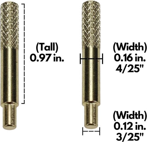 WE Games Cribbage Board Pegs Metal, Set of 6 Machined Cribbage Pegs Unique, 3 Colors (Brass, Silver & Black) Felt Pouch for Travel, Bulk Cribbage Pegs, Classic Board Games for Adults in Kuwait