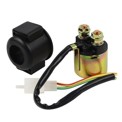 FLYPIG Starter Solenoid Relay for 50cc-125cc GY6 يستبدل 35860-MCA-A61 35850-MCA-003 0452761 لهوندا ياماها سوزوكي بولاريس تاوتاو ATV رباعية سكوتر Go Kart Dirt Bike Coolster Apollo Baja Roketa Sunl in Kuwait