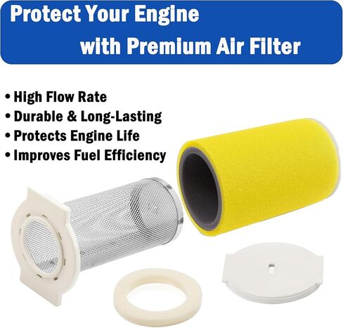 Air Filter Guide End Cap Kit Compatible for Yamaha Big Bear 350 YFM350 Moto 4 225 250 350 Timberwolf 4X4 250 YMF225 YFB250 Kodiak 400 YFM400FW Replaces 1YW-14458-01-00,1YW-14451-00-00 in Saudi Arabia