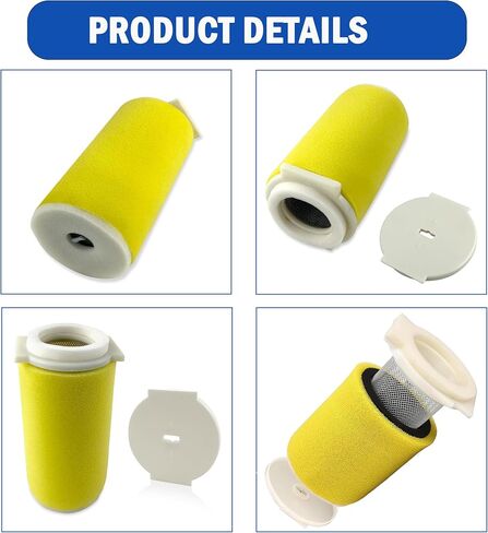 Air Filter Guide End Cap Kit Compatible for Yamaha Big Bear 350 YFM350 Moto 4 225 250 350 Timberwolf 4X4 250 YMF225 YFB250 Kodiak 400 YFM400FW Replaces 1YW-14458-01-00,1YW-14451-00-00 in Saudi Arabia