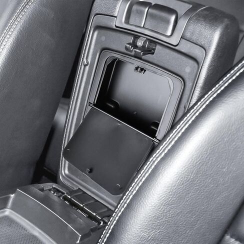 صندوق تخزين مخفي لوحدة التحكم المركزية من TACORBO متوافق مع ملحقات Jeep Wrangler JK/JKU 2011-2016 2017 2018، صندوق منظم مخفي لوحدة التحكم المركزية بلمسة واحدة، مقصورة سرية لمسند الذراع in Kuwait