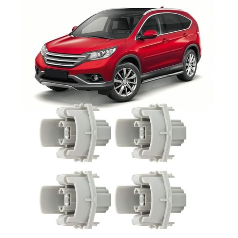 4PCS License Plate Light Socket, Rear Lamp Socket Wiring Harness Plug Connectors Holder, Brake Tail Light Rear Light Socket Bracket for, for Accord, for for in Kuwait
