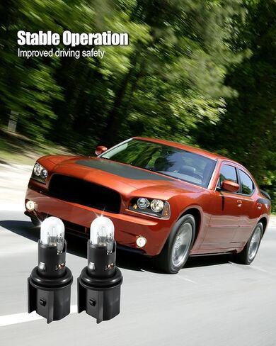 2Pcs Side Marker Light Socket Holder Fit for Dodge Charger 2.7L 3.5L 5.7L 6.1L 2006-2010, Replace 68003492AA, with Bulbs in Kuwait