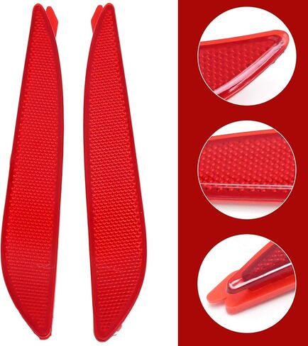 92405-3X000 Rear Bumper Reflector Set, Replacement for Hyundai Elantra 2011-2013 Sedan, Replaces 92406-3X000 in Saudi Arabia