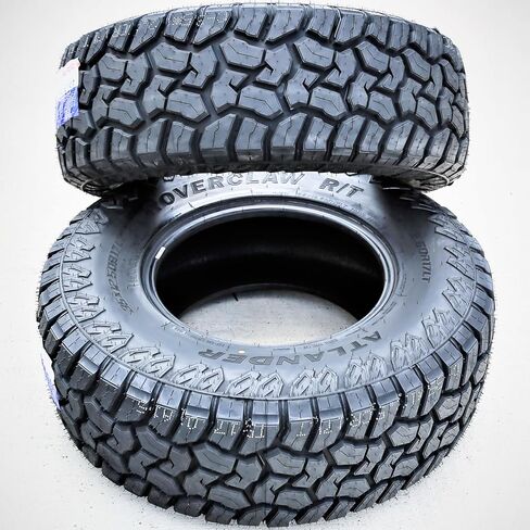 Set of 2 (TWO) Atlander Roverclaw R/T All-Terrain Mud Off-Road Light Truck Radial Tires-35X12.50R17LT 35X12.50X17 35X12.50-17 121Q Load Range E LRE 10-Ply RBL Raised Black Letters in Saudi Arabia