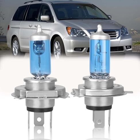 Compatible With 1995-2004 Honda Odyssey, 9003/H4 High Low Beam Halogen Headlight Bulb Combo,Super Bright 5000K White,Plug and Play,2 PCS in Saudi Arabia