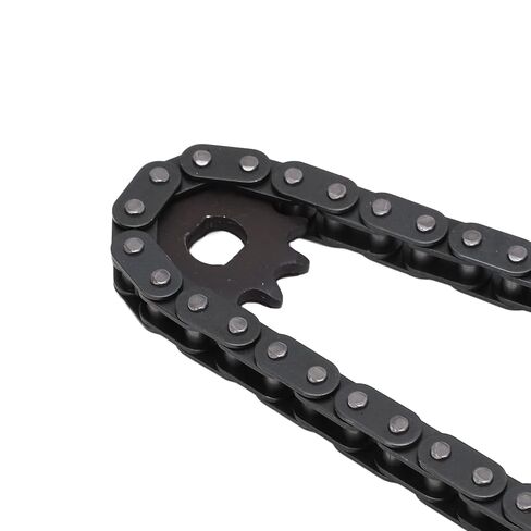 Sprocket and Chain Kit, T8F Front and Rear Drive Sprocket Chain Kit, Steel Chain and Sprocket Kits, Versatile Chains Sprockets for Modified Karts, ATVs, Mini Motorcycles in Kuwait