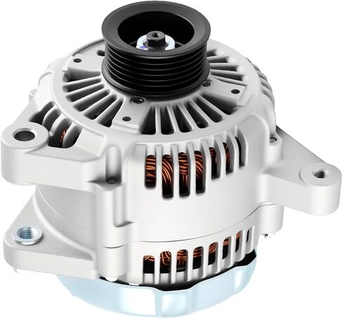 Alternator 13844 Fit for Toyota Highlander 2001-2003, for Lexus RX300 1999-2003 3.0L V6 Automotive Replacement Alternators 27060-20110 101211-7840 AND0184 13844N in Kuwait