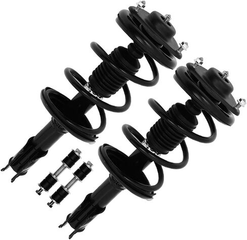 Struts kit for 2002 2003 2004 2005 2006 2007 for Mitsubishi Lancer Front Struts and Shocks Complete Assembly and Stabilizer Bar Link Kit, 4 pc in Saudi Arabia