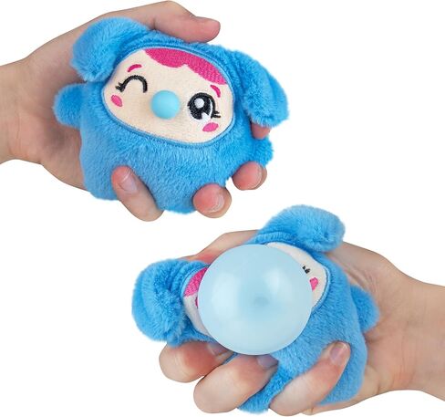 سلسلة مفاتيح من القطيفة من ORB Bubbleez Babies صندوق أعمى متنوع - لعبة تململ طفل Bubbleez واحدة فردية - اضغط لتفجير فقاعة كبيرة - ألعاب ضغط سحرية قابلة للتجميع لحقائب الظهر والمفاتيح وحقائب اليد المزيد in Kuwait