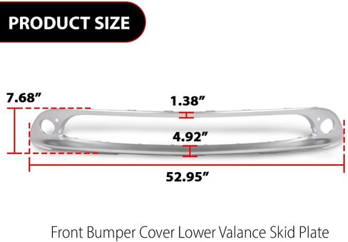 CROSSDESIGN Front Bumper Cover Lower Valance Skid Plate Compatible with Benz GLA250 GLA200 Base Trim Model 2014-2017 156-885-36-22, 1568853622, 156 885 36 22, 156-885-40-22, 1568854022, 156 885 40 22 in Kuwait
