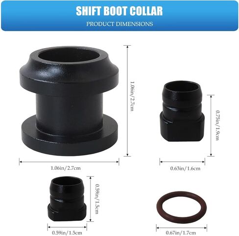 Shift Boot for Collar Upgrade M10x1.5mm Shifters Knobs Ideal for Honda Civic (MT only) 2002-2011 in Saudi Arabia