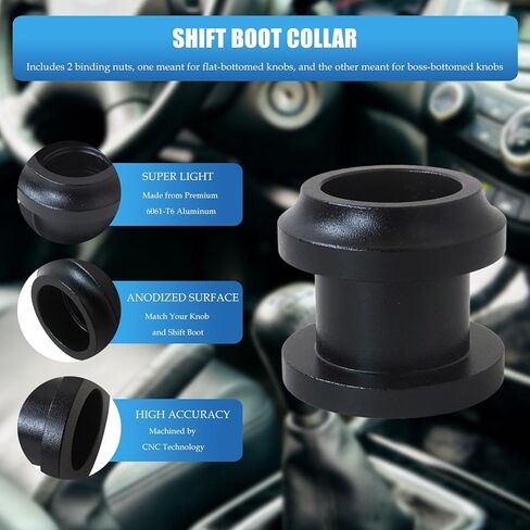 Shift Boot for Collar Upgrade M10x1.5mm Shifters Knobs Ideal for Honda Civic (MT only) 2002-2011 in Saudi Arabia