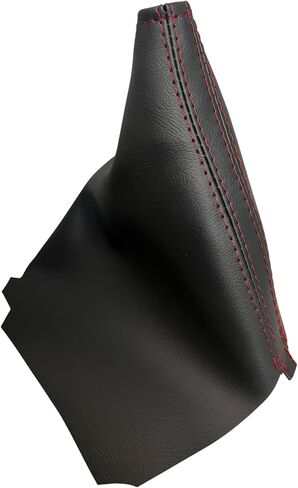 Red Stitch Microfiber Leather Shift Boot Cover Fits for Subaru Impreza WRX STI Crosstrek Forester 2008 2009 2010 2011 2012 2013 2014 2015 2016 (Made in USA) in Kuwait