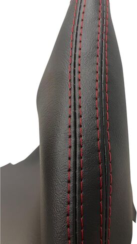 Red Stitch Microfiber Leather Shift Boot Cover Fits for Subaru Impreza WRX STI Crosstrek Forester 2008 2009 2010 2011 2012 2013 2014 2015 2016 (Made in USA) in Kuwait
