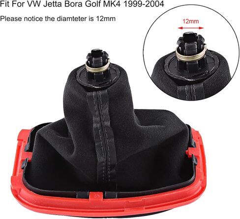5 Speed Gear Shift Knob Gaitor Boot with Cover Compatible with MK4 1999‑2004 in Saudi Arabia