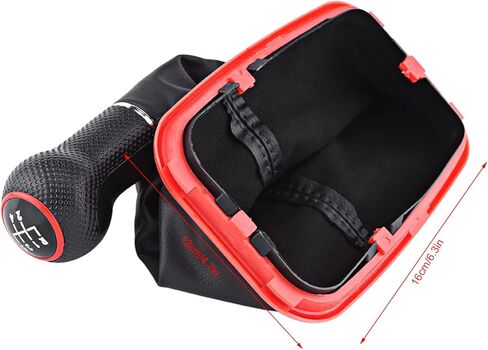 5 Speed Gear Shift Knob Gaitor Boot with Cover Compatible with MK4 1999‑2004 in Saudi Arabia