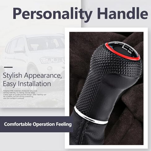 5 Speed Gear Shift Knob Gaitor Boot with Cover Compatible with MK4 1999‑2004 in Saudi Arabia
