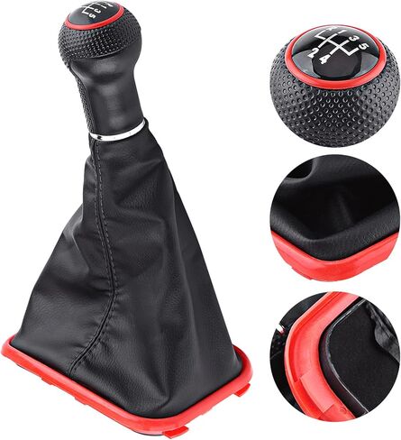 5 Speed Gear Shift Knob Gaitor Boot with Cover Compatible with MK4 1999‑2004 in Saudi Arabia