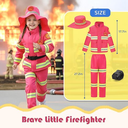 Meland Dress Up Clothes for Girls - Career Day Costume for Kids Ages 3-8 Year Old, Pretend Play Gift for Kids Girls in Saudi Arabia