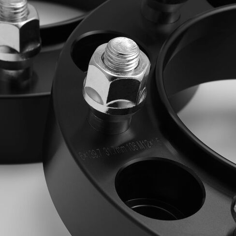 Wheel Spacers 1.25", 6x5.5, CB 106mm with 12x1.5 Studs Compatible with 1995-2023 Tacoma (6 Lug), 1996-2023 4Runner, 2001-2007 Sequoia, 2007-2021 FJ Cruiser, 2002-2022 GX460 in Saudi Arabia