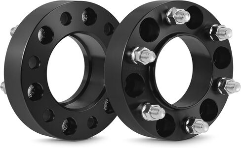 Wheel Spacers 1", 6x139.7, CB 95.2mm with 14x1.5 Studs Compatible with 2024-2026 Tacoma,2022-2025 Tundra,2023-2025 Sequoia, 2023-2026 Land Cruiser 250, 2024+GX550, 2022+LX600 in Saudi Arabia