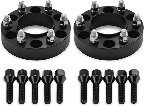Wheel Spacers 1", 6x139.7, CB 95.2mm with 14x1.5 Studs Compatible with 2024-2026 Tacoma,2022-2025 Tundra,2023-2025 Sequoia, 2023-2026 Land Cruiser 250, 2024+GX550, 2022+LX600 in Saudi Arabia