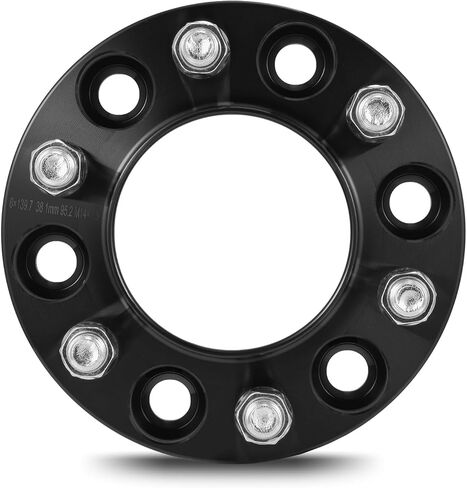 Wheel Spacers 1", 6x139.7, CB 95.2mm with 14x1.5 Studs Compatible with 2024-2026 Tacoma,2022-2025 Tundra,2023-2025 Sequoia, 2023-2026 Land Cruiser 250, 2024+GX550, 2022+LX600 in Saudi Arabia