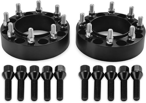 Wheel Spacers 2inch, 8x170mm, CB 125mm Compatible with 2003-2025 F250 F350 Super Duty (with Inner Lip/Hub-Centric) in Saudi Arabia