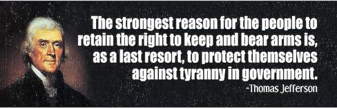 CafePress Thomas Jefferson Quote Car Magnet 10 X 3 10 x 3 "، مغناطيس ممتص الصدمات in Kuwait