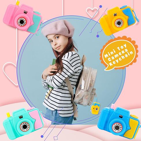 32 Pcs Kids Camera Toy Set Mini Plastic Camera Toy Pretend Play Toy Camera with Lmages in Viewfinder for Boys Girls Birthday Party Favors Goodie Bag Fillers in Saudi Arabia