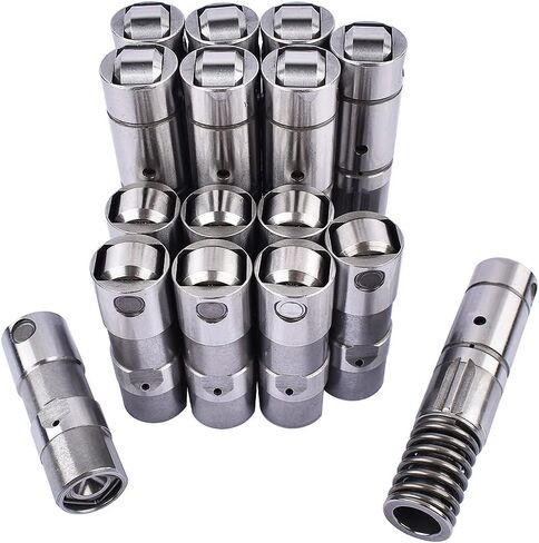16 Pcs Hydraulic Roller lifters Valve Lifter Replacement for GM Chevy Silverado Cadillac Buick GMC Pontiac LS1 LS2 LS7 LS3 LQ4 LQ9 HL124 4.8L 5.3L 5.7L 6.0L 6.2L # 12499225 12639516 17122490 in Saudi Arabia