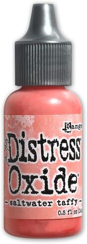 Tim Holtz Distress Saltwater Taffy February 2022, Distress Oxide Ink Pad and Oxide Reinker, Bundle of 2 Items in Saudi Arabia