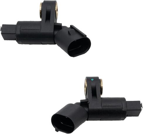 2PCS ABS Wheel Speed Sensor Front Compatible with Volkswagen Compatible with Audi Beetle Cabrio Corrado Golf Jetta Passat TT TT Quattro Replaces 1H0927807 1J0927803 1H0927808 1J0927804 93-10 in Kuwait