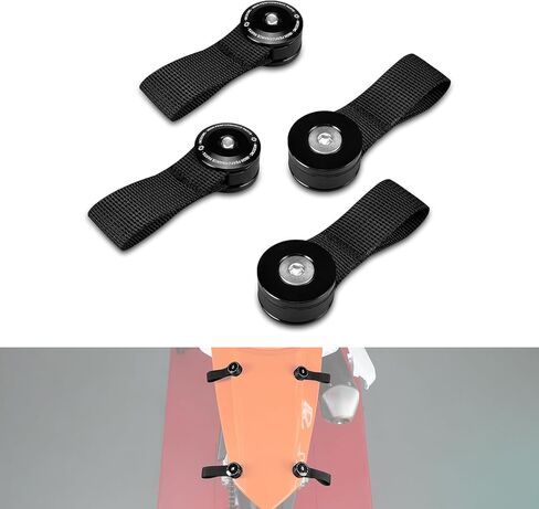 NICECNC Luggage Carrier Strap Rear Luggage Rack Ring Compatible with Yamaha YZ YZF WRF 125 250 450, Compatible with Kawasaki KX KXF125 250 450, Fit for Off-Road Models, See Fitment in Kuwait