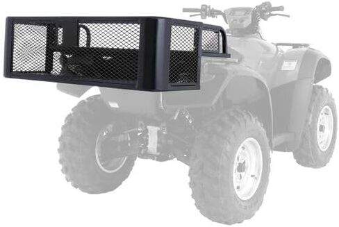 Black Widow Universal Deluxe Steel Mesh ATV Rear Drop Basket Rack in Saudi Arabia