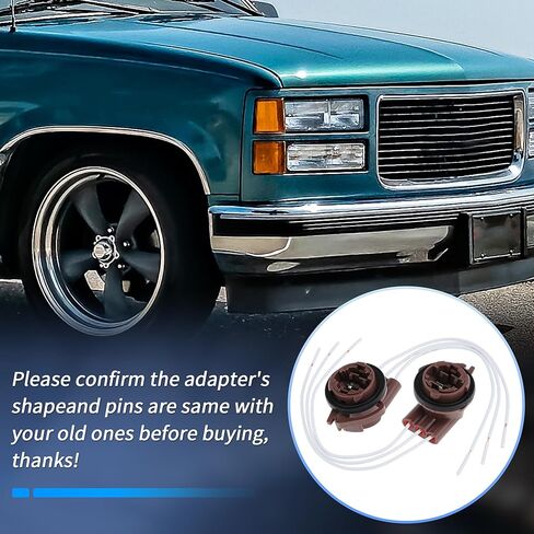 Front Turn Signal Light Socket Wiring for GMC Sierra 1500 2500 3500 Yukon Turn Signal Lamp 3157 Bulb Sockets for Chevrolet Silverado Suburban Tahoe in Saudi Arabia