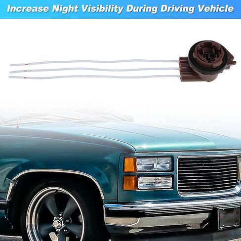 Front Turn Signal Light Socket Wiring for GMC Sierra 1500 2500 3500 Yukon Turn Signal Lamp 3157 Bulb Sockets for Chevrolet Silverado Suburban Tahoe in Saudi Arabia