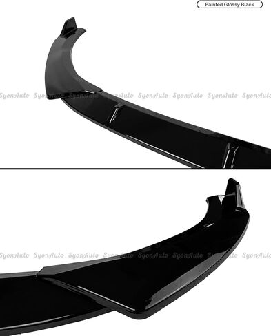 FITS 2021-2024 KIA Optima K5 Glossy Black Performance Style 3 PCS Front Bumper Lip in Kuwait